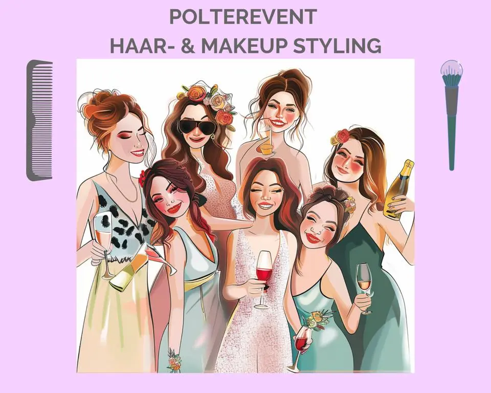 ¦ polter event ¦ polter idee ¦ braut polter ¦ haarstyling polter ¦ schminkkurs polter ¦ polter event ¦ zuerich ¦ kathrin puetzer